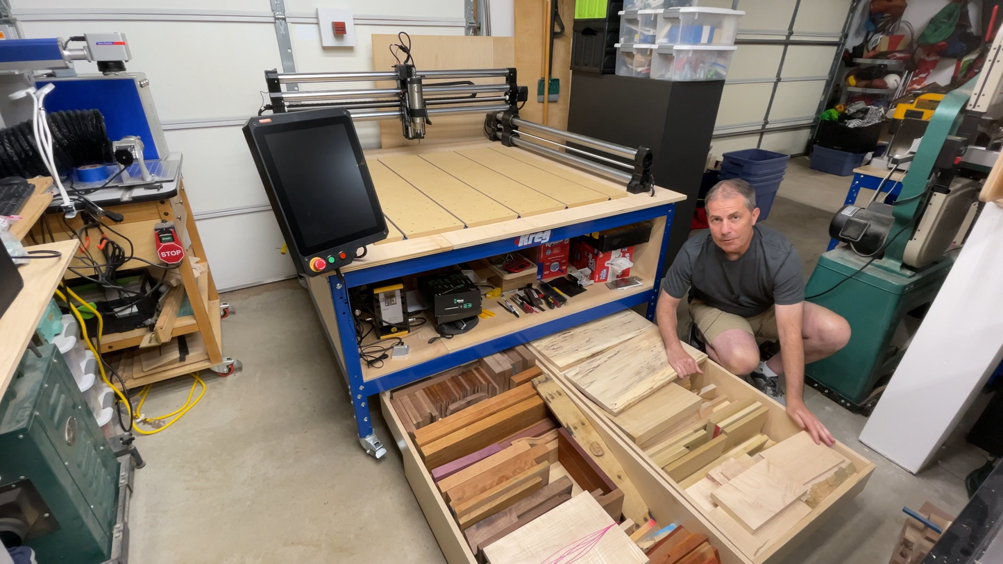 Workbench Rolling Storage Bins Plans (PDF Electronic download only)