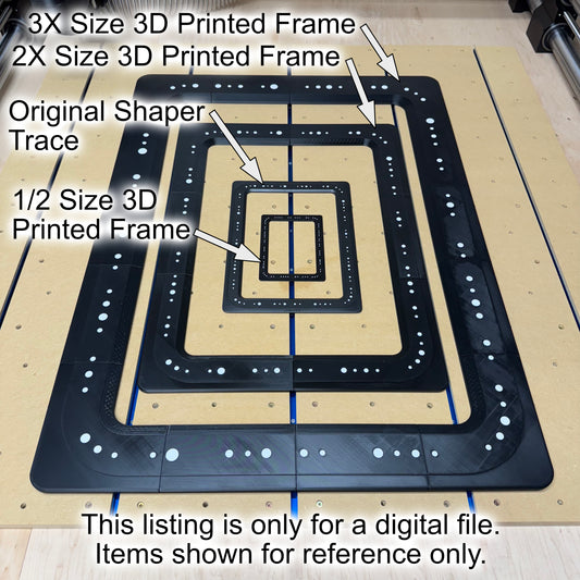 Shaper Trace Frame 3D Printing Digital File to compliment your original Trace - Digital Item
