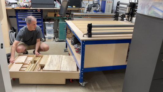 Workbench Rolling Storage Bins Plans (PDF Electronic download only)
