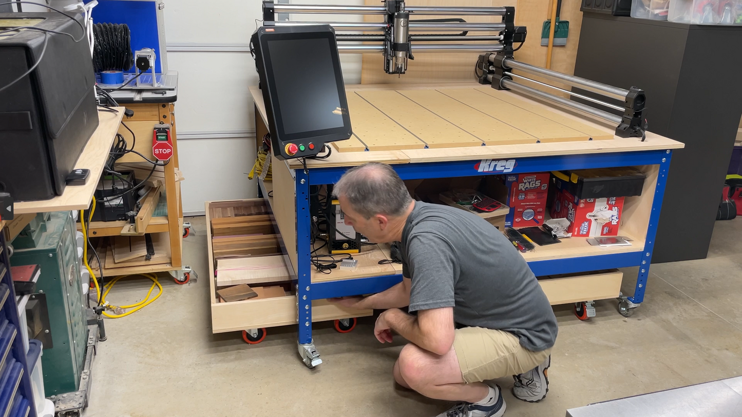 Workbench Rolling Storage Bins Plans (PDF Electronic download only)