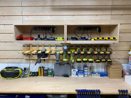Adjustable Width Tool Charging Station - Digital File