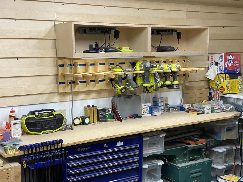 Adjustable Width Tool Charging Station - Digital File